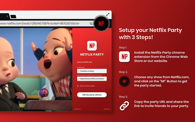 How to set up Netflix Party