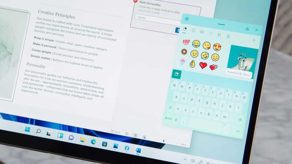 Features of Windows 11: Redesigned Keyboard and Voice Support