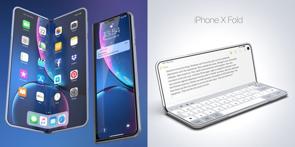 Foldable iPhones