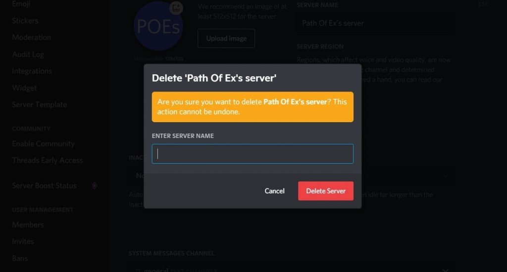 How to Delete a Discord Server?