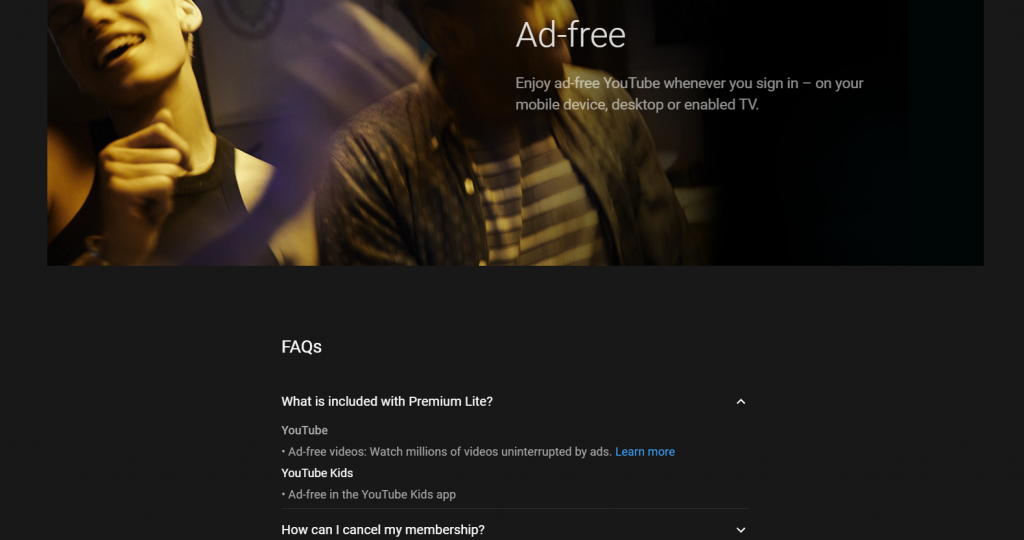 YouTube Premium Lite now Trialing in Europe