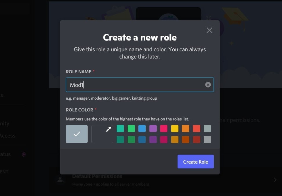 How to Create a Role on Discord Server?