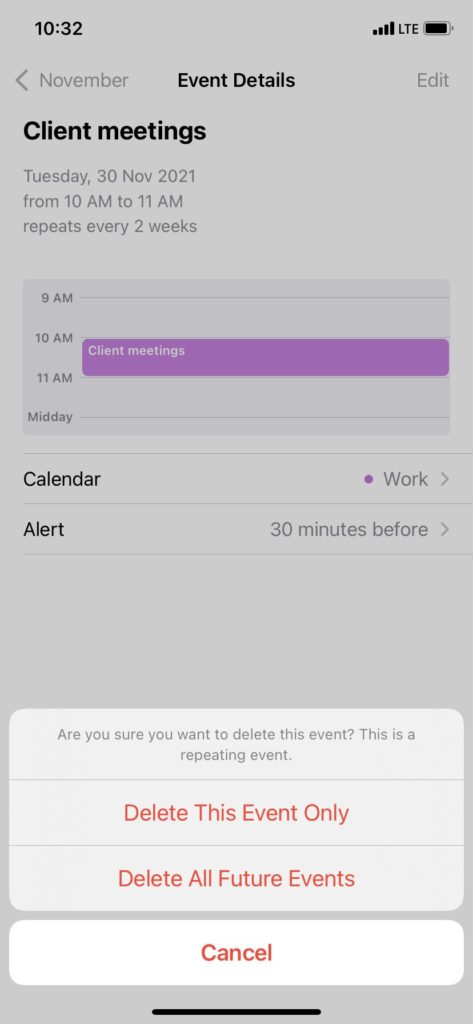 How To Delete Calendar Events On iPhone? 5 Working Solutions