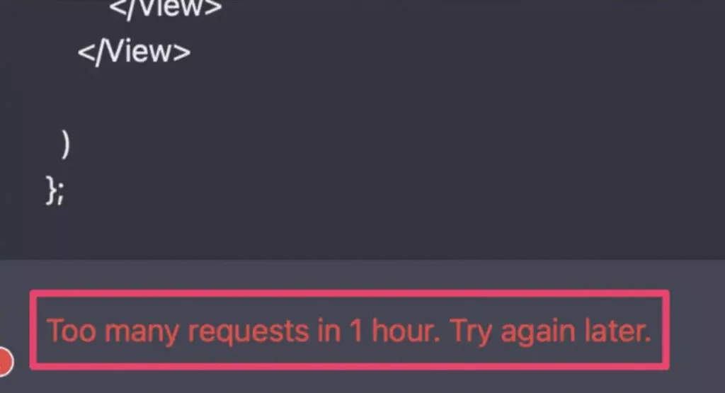 ChatGPT too many requests in one hour error; When Will ChatGPT be Back Up| What is Wrong with it