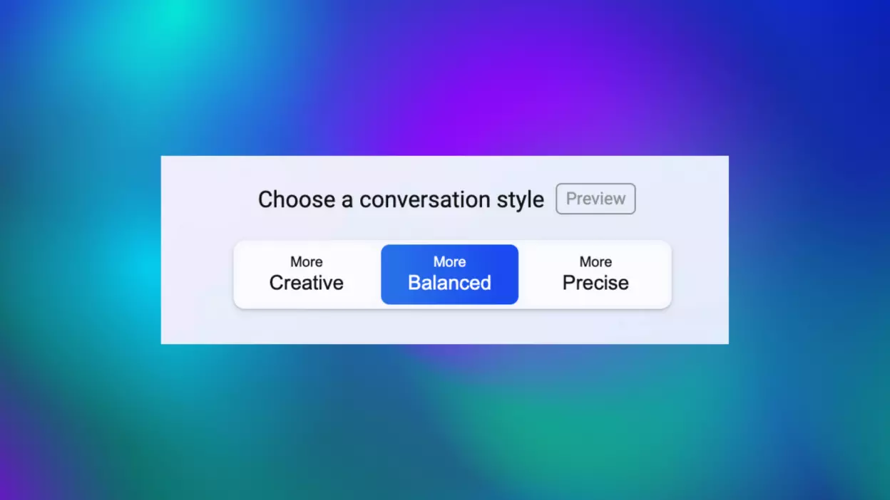 Bing conversational styles; What are Bing conversational styles
